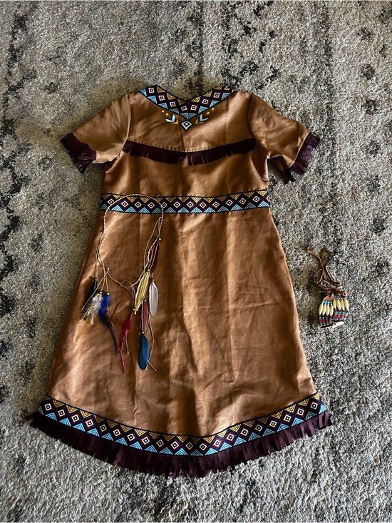 Other - Children's Native-Inspired Costume Dress - Brown